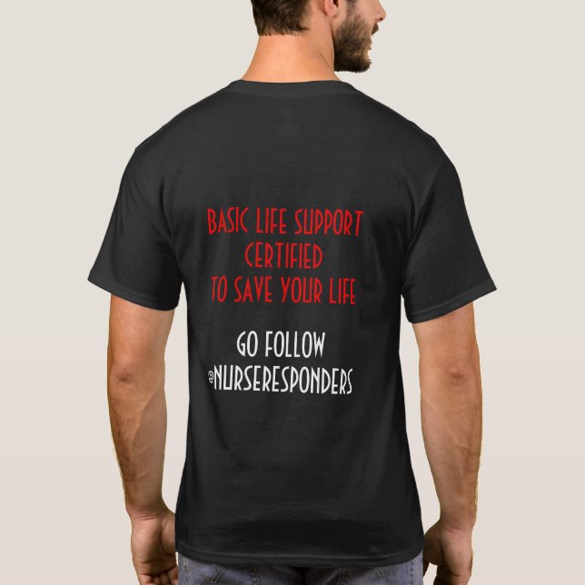 CAMISETA CADEIA CPR DE SOBREVIVÊNCIA (Verso)