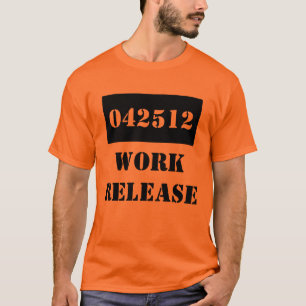 Camiseta Cadeia da liberação do trabalho do presente da