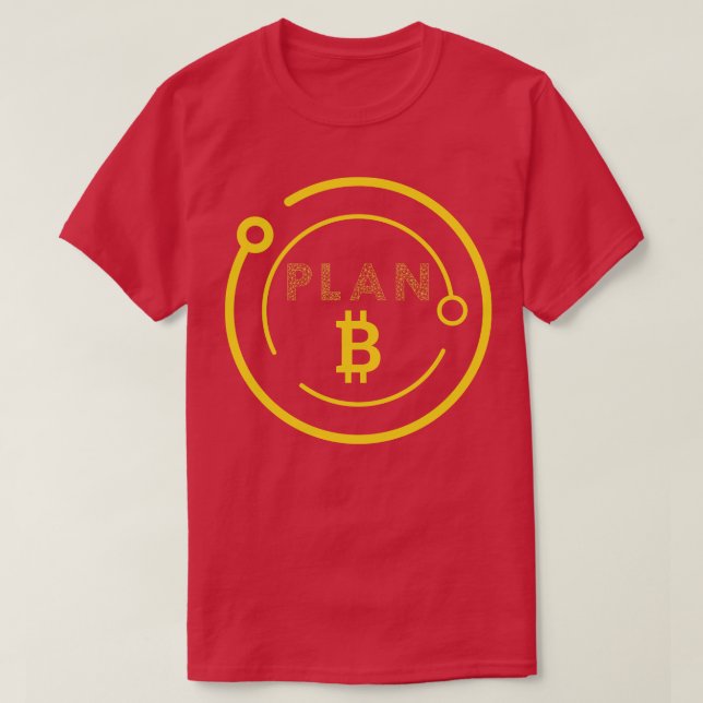 Camiseta cadeia de bloqueio BTC Crypto Hex Cryptocurrency B (Frente do Design)