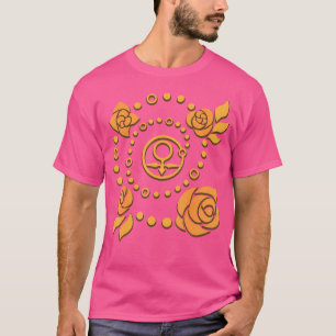 Camiseta Cadeia de Vênus do Coração de Amor e Beleza da Mar