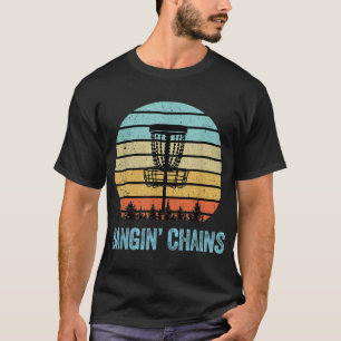 Camiseta Cadeias Engraçadas De Golfe De Disco Retroativo Gi
