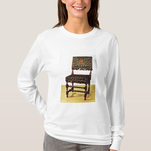 Camiseta Cadeira com macas espirais, fim do século XVII (Frente)
