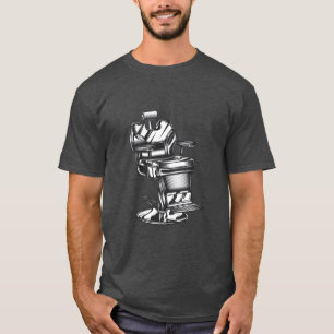 Camiseta Cadeira de Cabeleireiro Estilo Vintage