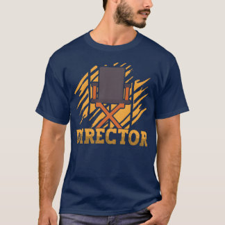 Camiseta Cadeira de Diretor de Cinema engraçada