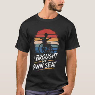 Camiseta Cadeira de Rodas Deficiente Levei Minha Própria Ca