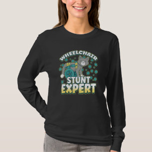 Camiseta Cadeira de Rodas para um Sobrevivente de Amputação