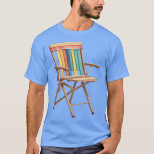 Camiseta cadeira dobrável