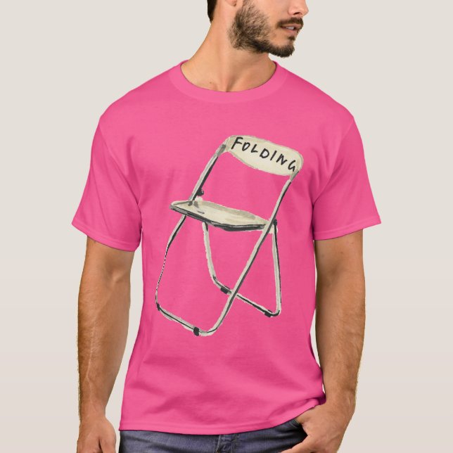 Camiseta Cadeira Dobrável Superdimensionada 2 (Frente)