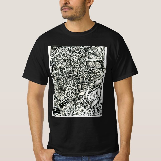 Camiseta Cadeira elétrica, por Brian Benson T-Shirt (Frente)