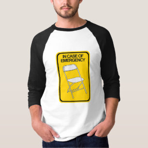 Camiseta Cadeira em caso de emergência