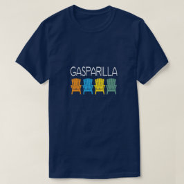 Camiseta Cadeiras de praia de Florida da ilha de Gasparilla