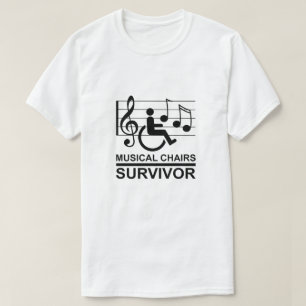 CAMISETA CADEIRAS MUSICAIS - SOBREVIVENTE