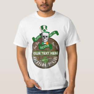 Camiseta Cadelas de pub irlandesas personalizadas