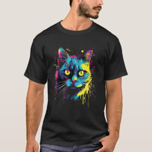Camiseta Caderno de Desenho Urbano Gato Arte de Rua