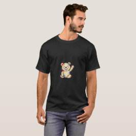 Camiseta Caderno do urso pintado