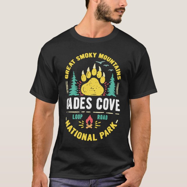 Camiseta Cades Cove Loop Road Great Smoky Mountains Nationa (Frente)