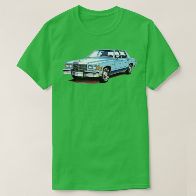 Camiseta cadillac 1 dos anos 80 (Frente do Design)