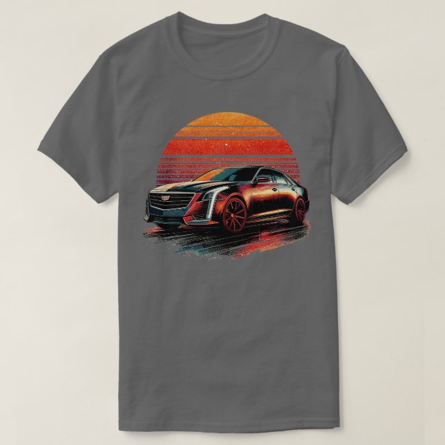 Camiseta Cadillac CT6 1 (Frente do Design)
