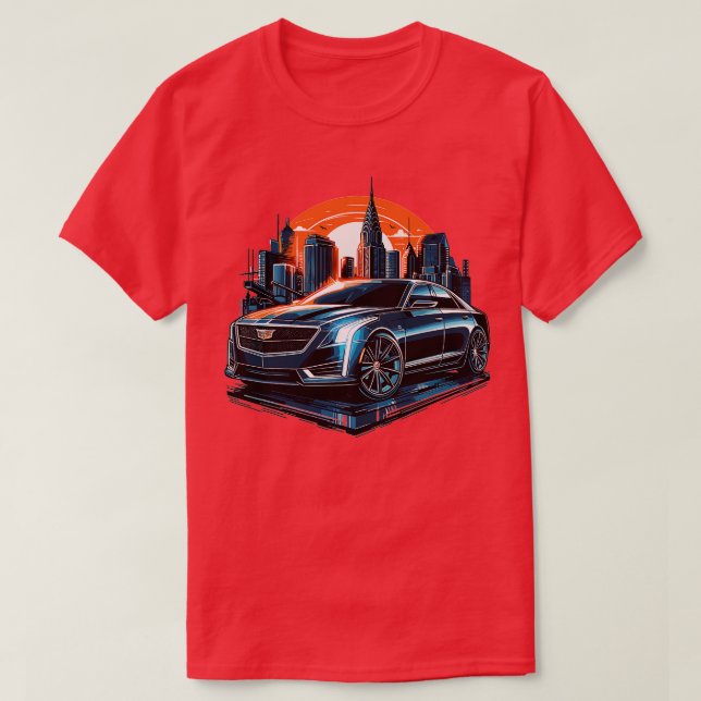 Camiseta Cadillac CT6 5 (Frente do Design)