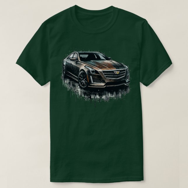 Camiseta Cadillac CTS 2 (Frente do Design)