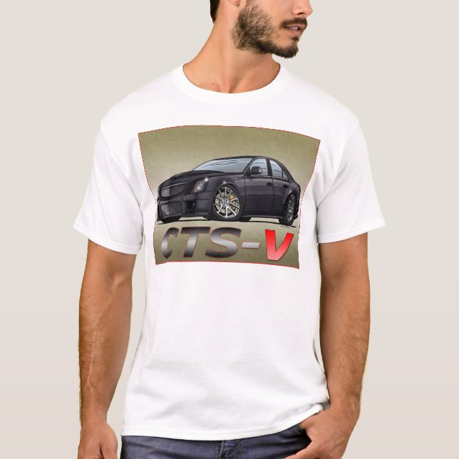 Camiseta Cadillac CTS_V (Frente)