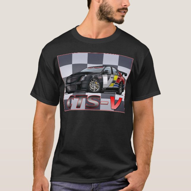 Camiseta Cadillac CTS_V (Frente)