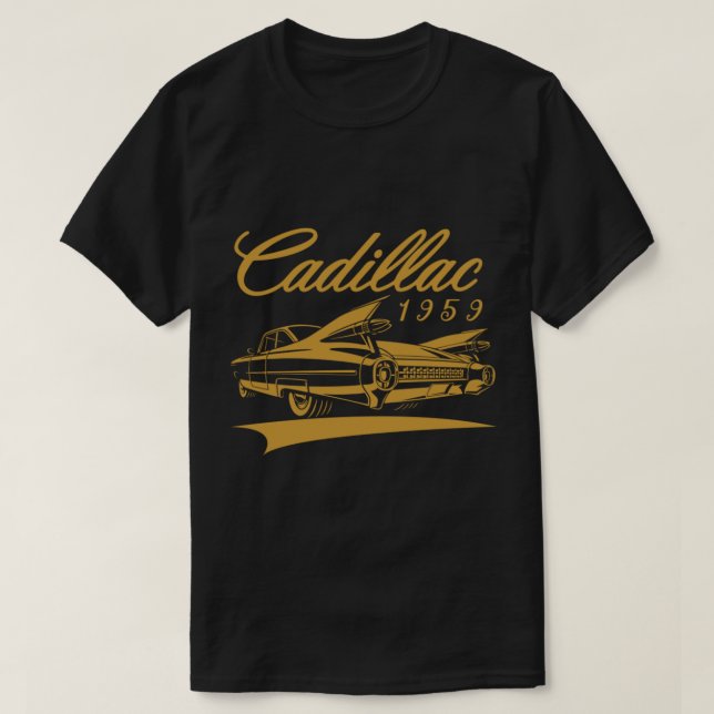 Camiseta Cadillac de carro 1959 (Frente do Design)