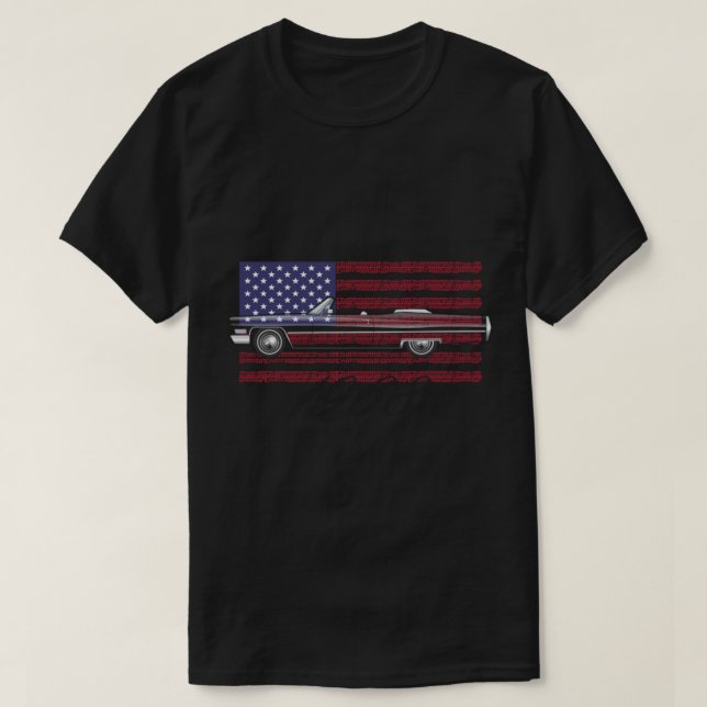 Camiseta cadillac EUA 1968 (Frente do Design)