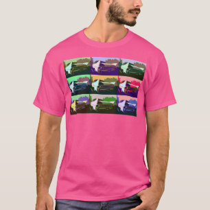 Camiseta Cadillac No Estilo De Warhol