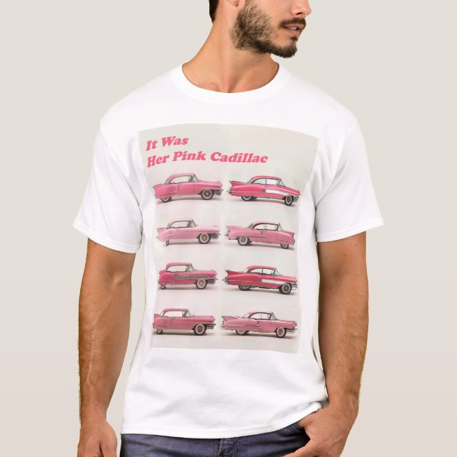 Camiseta Cadillac PINK (Frente)