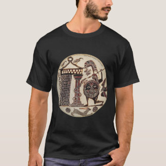 Camiseta Cadmos que luta o dragão de Thebes