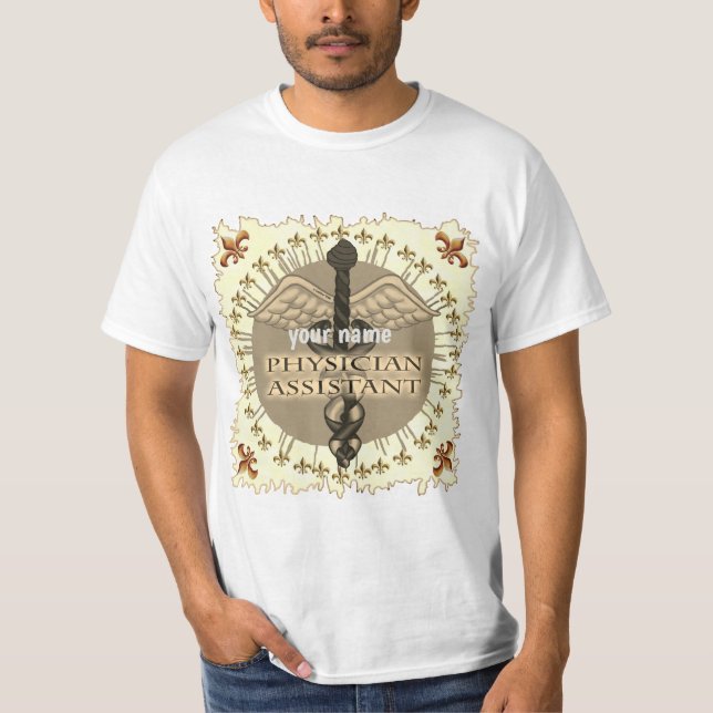 Camiseta Caduceu de Assistente Médico (Frente)