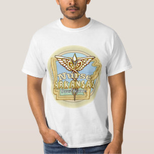 Camiseta Caduceu de Enfermeira do Arkansas