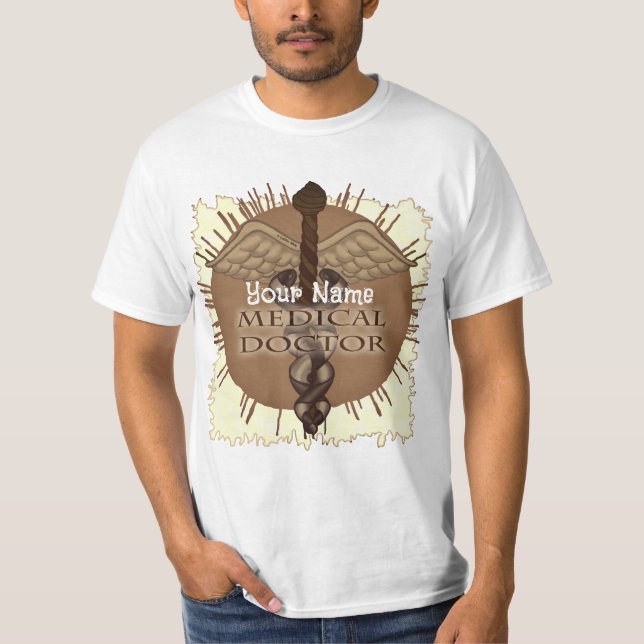 Camiseta Caduceu médico  (Frente)