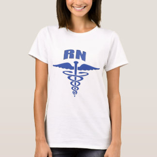 Camiseta Caduceus da enfermeira do registro da enfermeira
