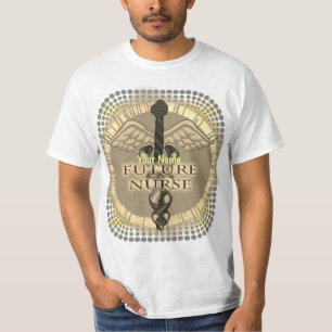 Camiseta Caduceus futuro da enfermeira