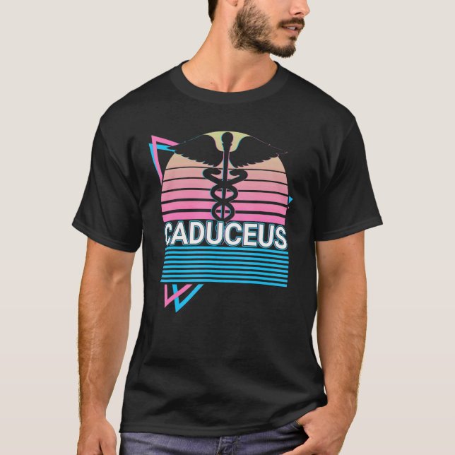 Camiseta Caduceus Heralds Funcionarios De Hermeticismo (Frente)