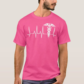 Camiseta Caduco Cardíaco Para Mulheres Enfermeiro Médico D