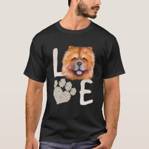 Camiseta Cães 365 Adoram Chow Chow Dog Pet Rescue