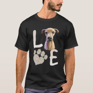 Camiseta Cães 365 Adoram Greyhound Dog Pet Rescue