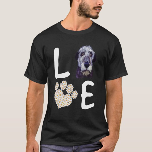 Camiseta Cães 365 Adoram Salvamento de Pet de Cães de Lobo  (Frente)