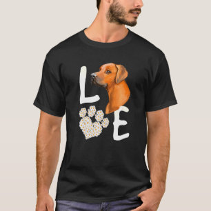 Camiseta Cães 365 Amor Rhodesianidgeback Cães Pet Rescu