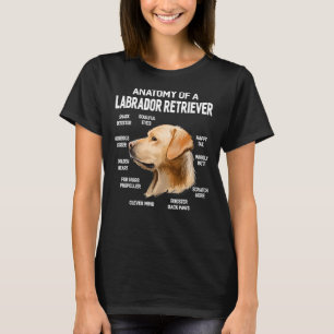 Camiseta Cães 365 Anatomia De Um Cachorro De Retriever Labr