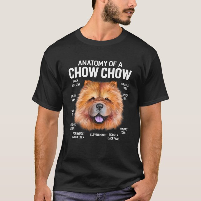 Camiseta Cães 365 Anatomia De Um Presente Engraçado De Cães (Frente)