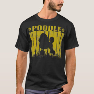 Camiseta Cães 365 Cães-Poodle Retro Dólar Dólares Dólares P