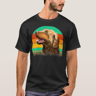 Camiseta Cães 365 Cães Retro Chesapeake Bay Retriever Vinta