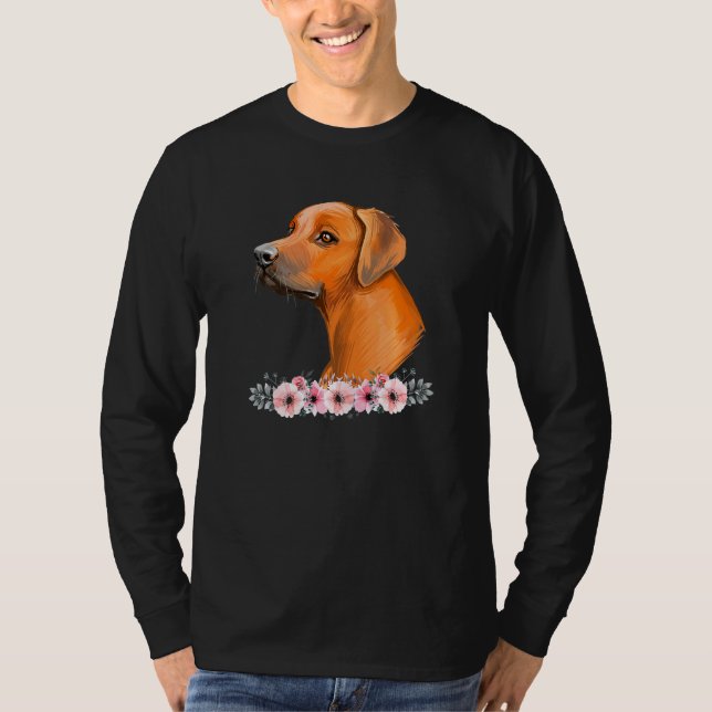 Camiseta Cães 365 Cães Rhodesianidgeback Cães Animais Pet (Frente)