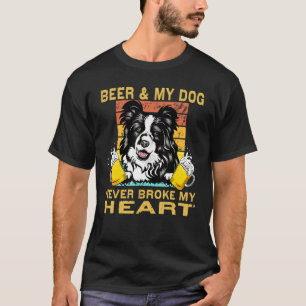 Camiseta Cães 365 Cerveja E Cachorro Gelado Nunca Quebraram