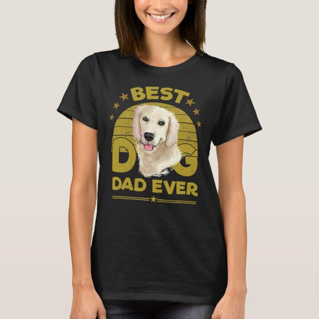 Camiseta Cães 365 Melhor Pai de Ouro (Frente)