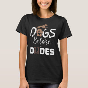 Camiseta Cães Antes De Caras Engraçados Cachorros De Lâmpad